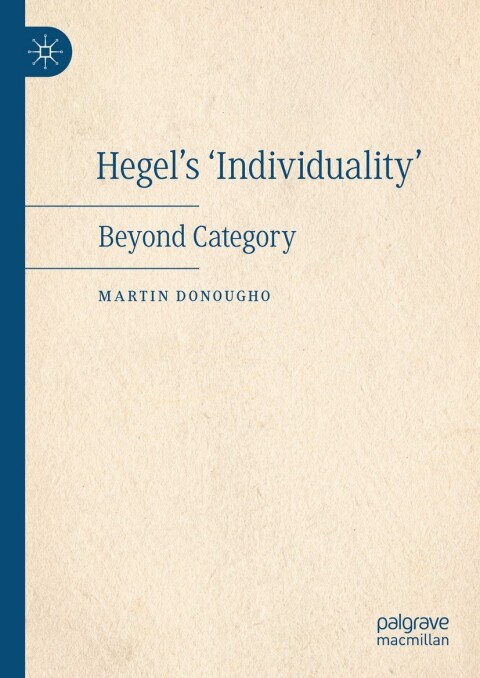 Cover image for book Hegel's 'Individuality'