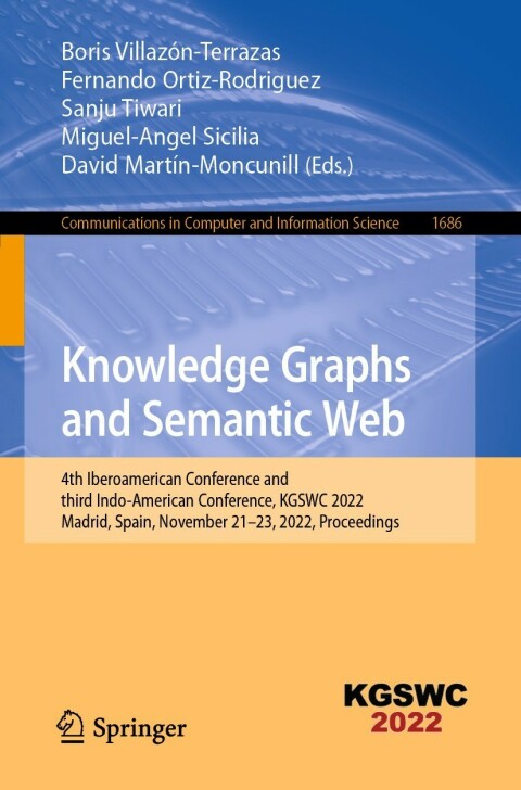 Cover image for book Knowledge Graphs and Semantic Web