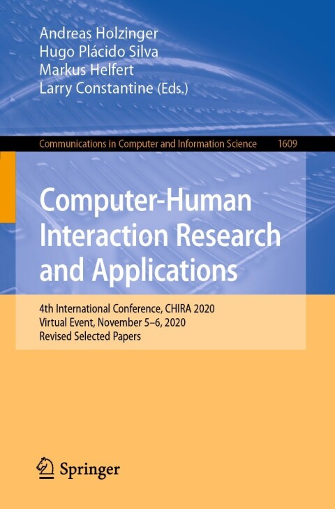 Cover image for book Computer-Human Interaction Research and Applications