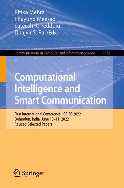Cover image for book Computational Intelligence and Smart Communication