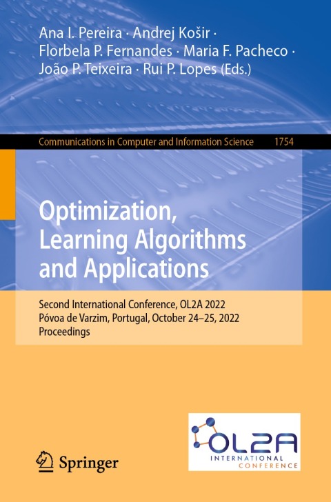 Cover image for book Optimization, Learning Algorithms and Applications