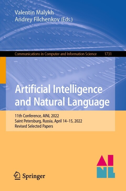 Cover image for book Artificial Intelligence and Natural Language