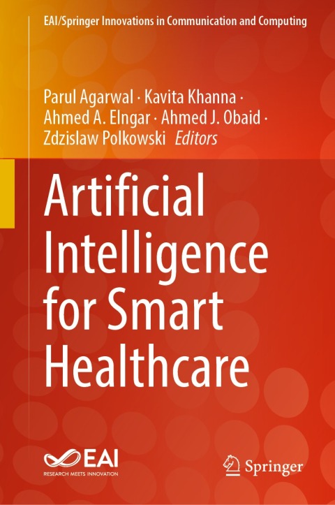 Cover image for book Artificial Intelligence for Smart Healthcare