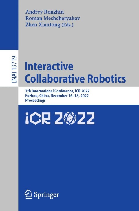 Cover image for book Interactive Collaborative Robotics