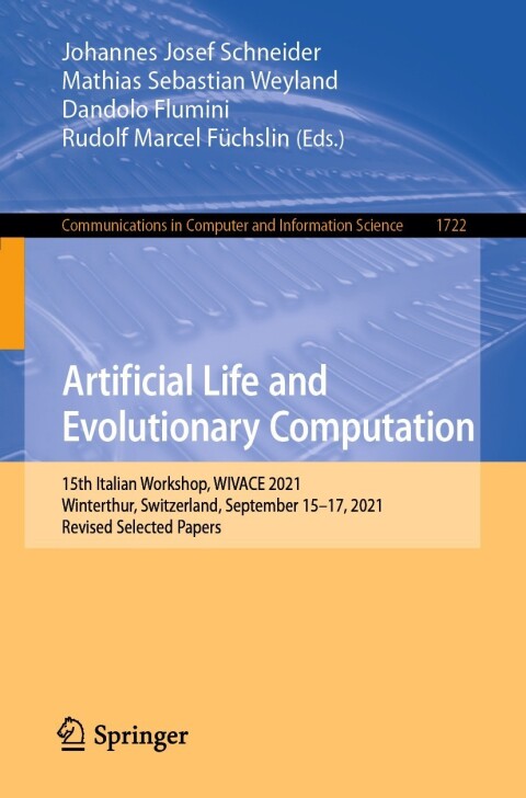 Cover image for book Artificial Life and Evolutionary Computation