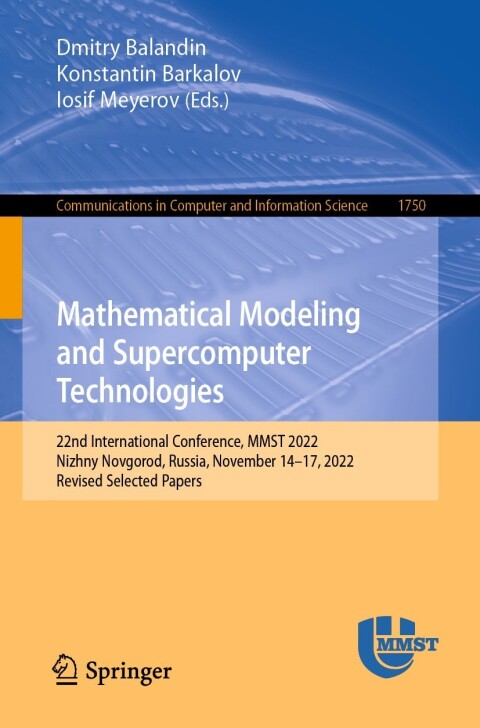 Cover image for book Mathematical Modeling and Supercomputer Technologies