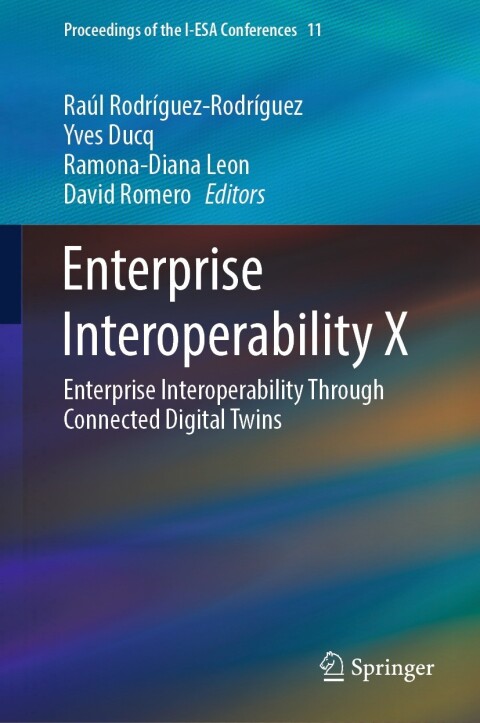 Cover image for book Enterprise Interoperability X