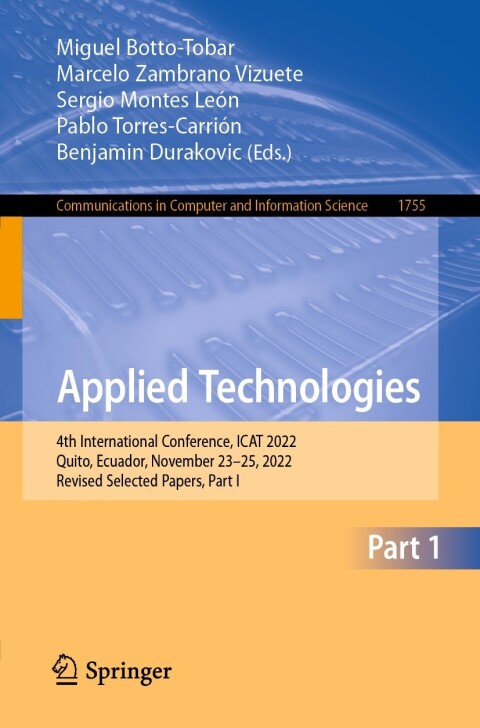 Cover image for book Applied Technologies