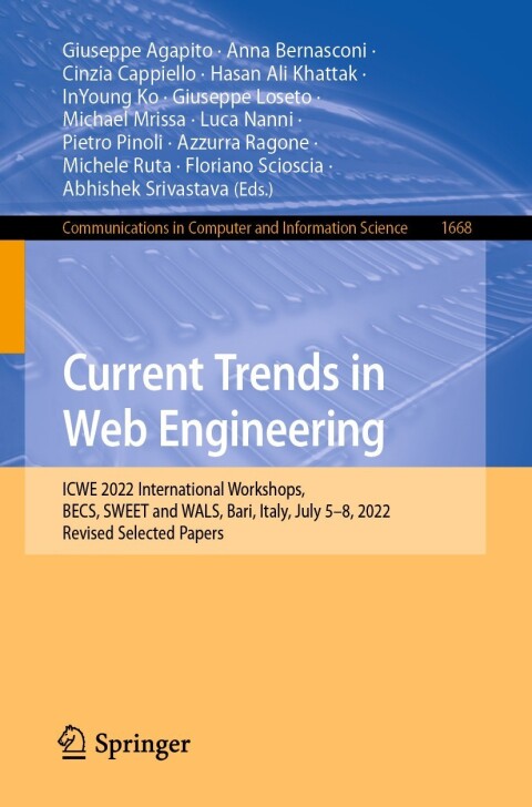 Cover image for book Current Trends in Web Engineering