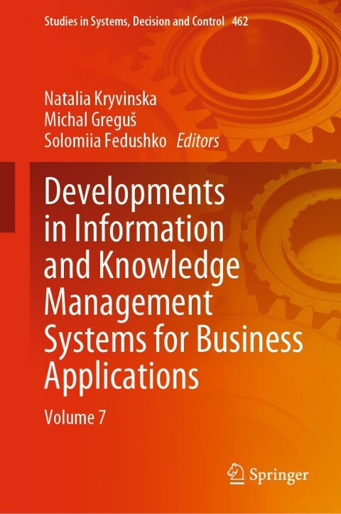 Cover image for book Developments in Information and Knowledge Management Systems for Business Applications