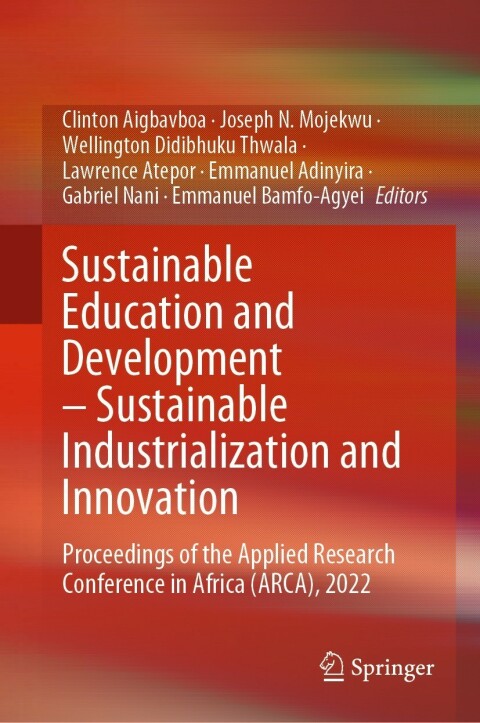 Cover image for book Sustainable Education and Development – Sustainable Industrialization and Innovation