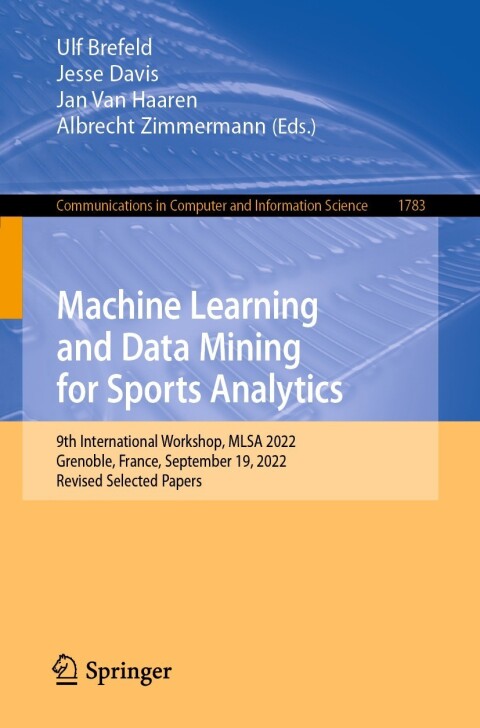 Cover image for book Machine Learning and Data Mining for Sports Analytics