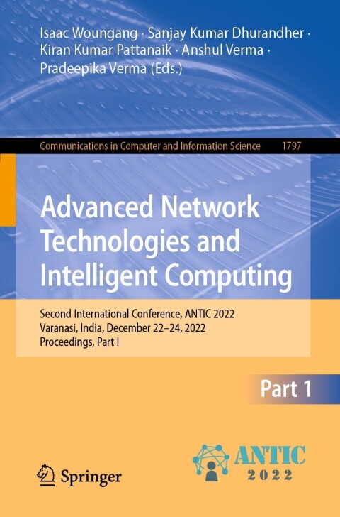 Cover image for book Advanced Network Technologies and Intelligent Computing