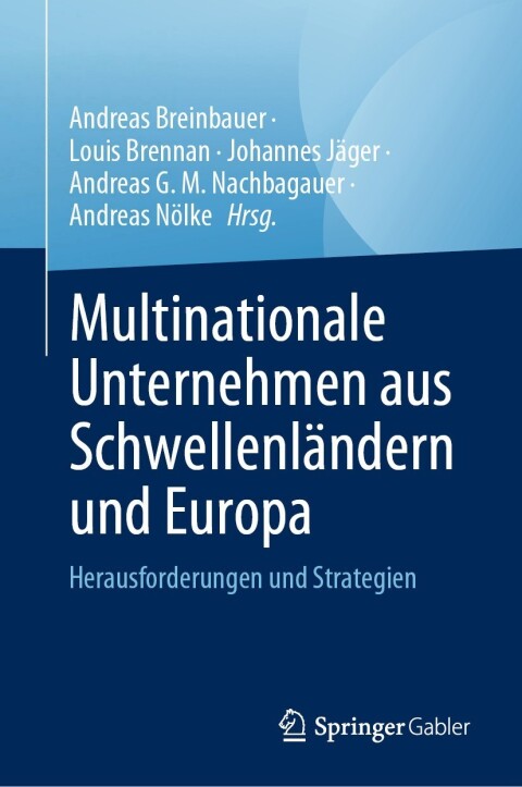 Cover image for book Multinationale Unternehmen aus Schwellenländern und Europa