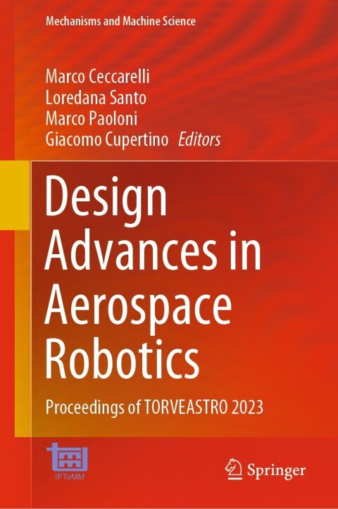 Cover image for book Design Advances in Aerospace Robotics