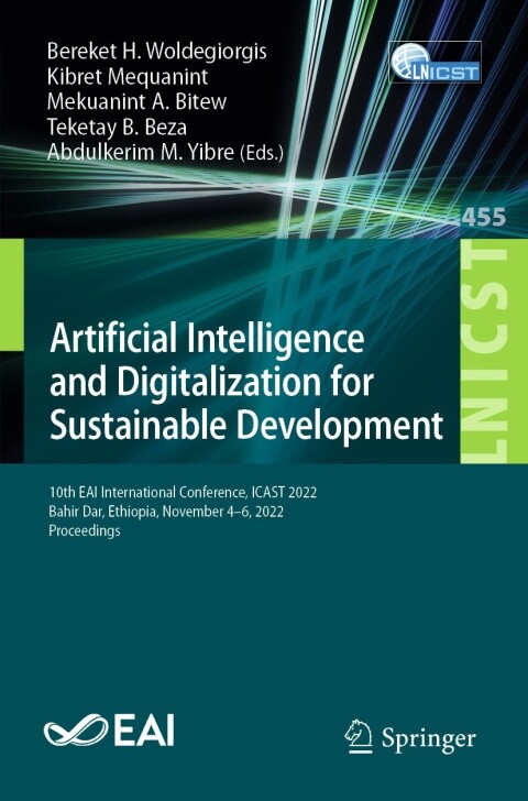 Cover image for book Artificial Intelligence and Digitalization for Sustainable Development