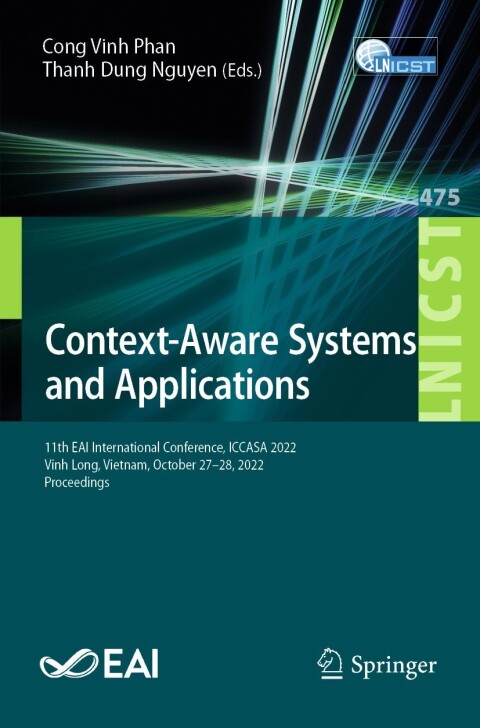 Cover image for book Context-Aware Systems and Applications
