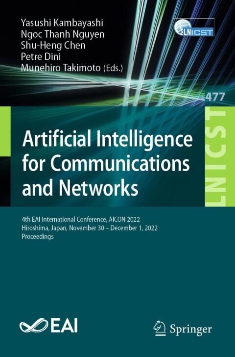 Cover image for book Artificial Intelligence for Communications and Networks