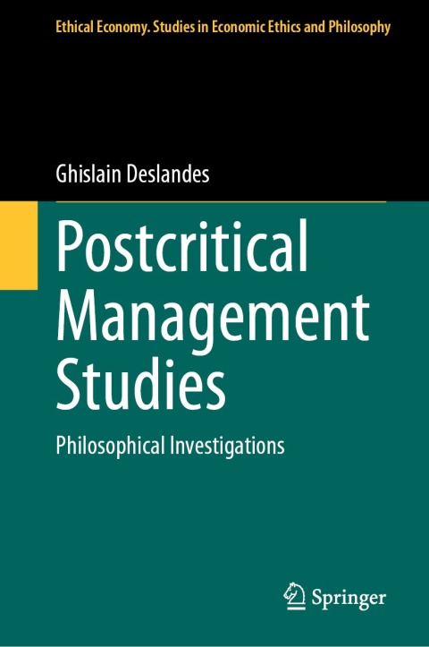 Cover image for book Postcritical Management Studies