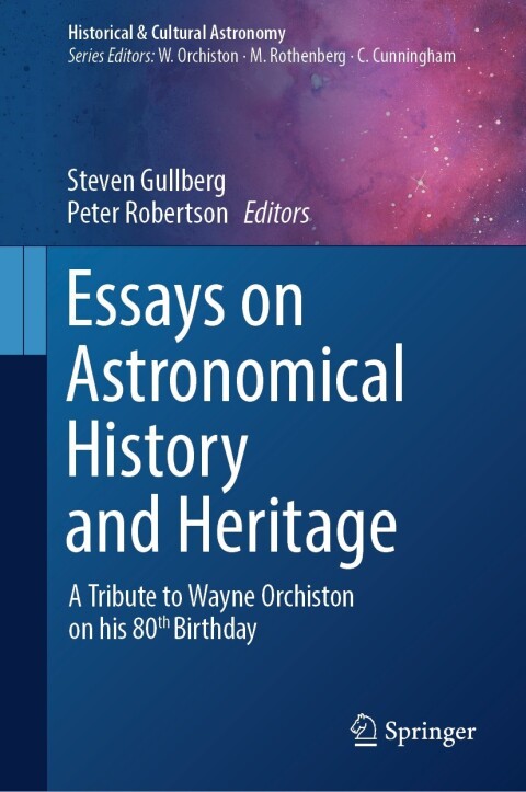 Cover image for book Essays on Astronomical History and Heritage