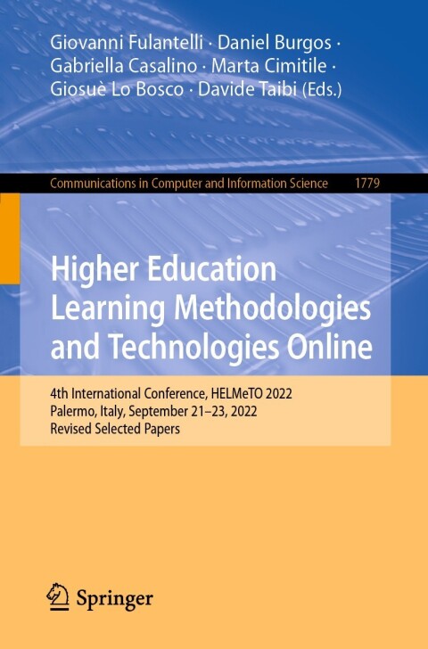 Cover image for book Higher Education Learning Methodologies and Technologies Online