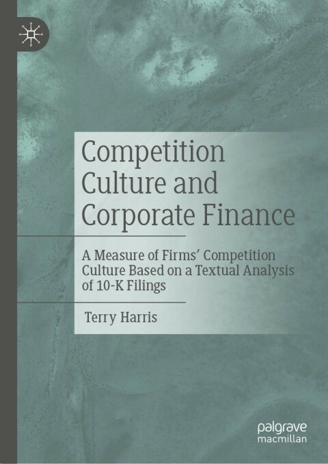 Cover image for book Competition Culture and Corporate Finance