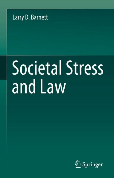 Cover image for book Societal Stress and Law