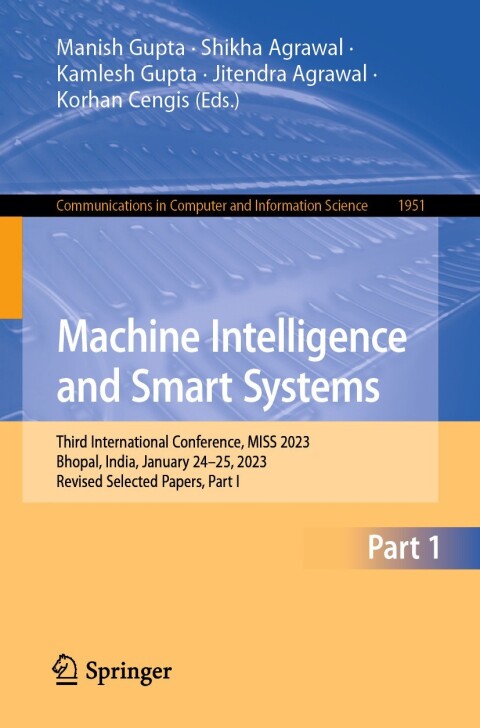 Cover image for book Machine Intelligence and Smart Systems