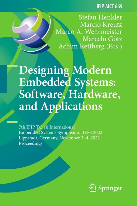 Cover image for book Designing Modern Embedded Systems: Software, Hardware, and Applications