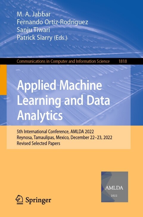 Cover image for book Applied Machine Learning and Data Analytics