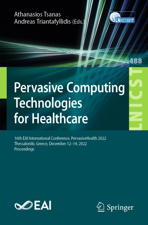 Cover image for book Pervasive Computing Technologies for Healthcare