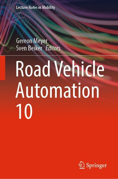 Cover image for book Road Vehicle Automation 10