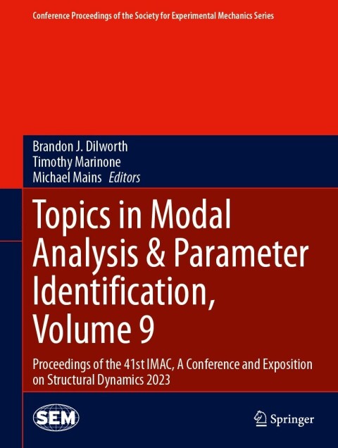 Cover image for book Topics in Modal Analysis & Parameter Identification, Volume 9
