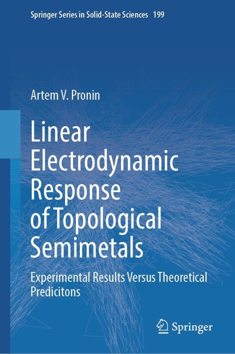 Cover image for book Linear Electrodynamic Response of Topological Semimetals