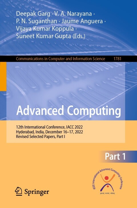 Cover image for book Advanced Computing