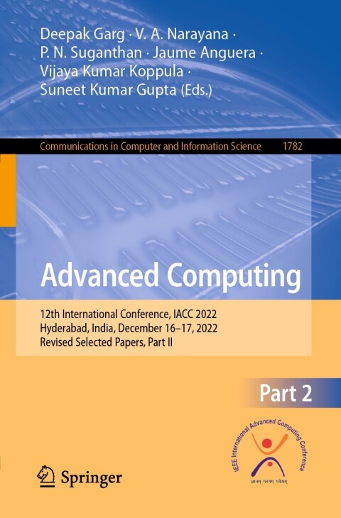 Cover image for book Advanced Computing