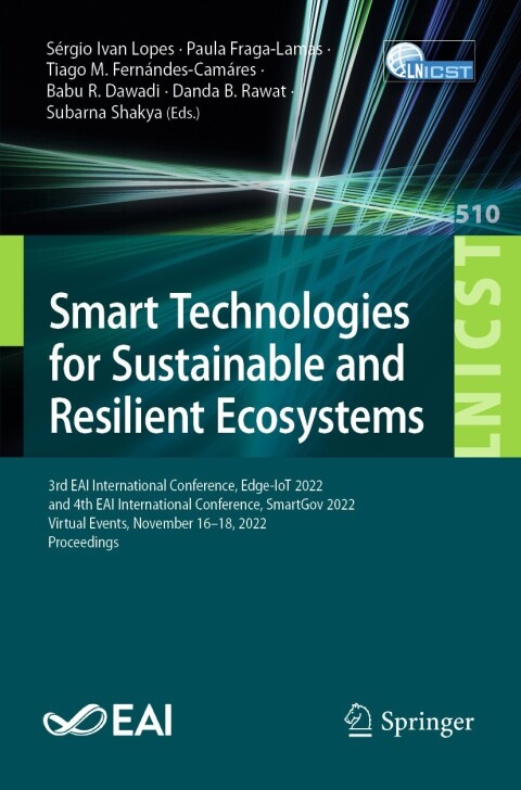 Cover image for book Smart Technologies for Sustainable and Resilient Ecosystems