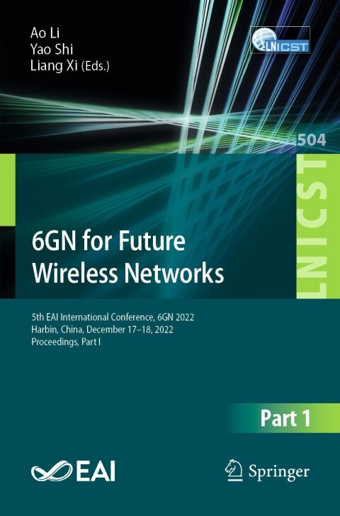 Cover image for book 6GN for Future Wireless Networks