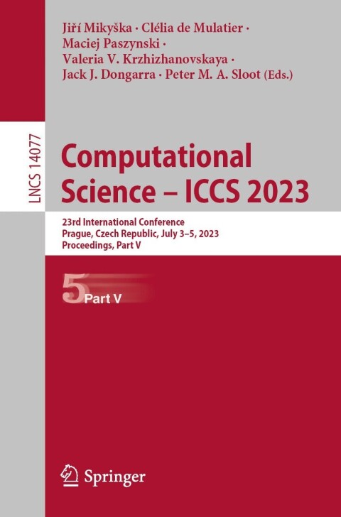 Cover image for book Computational Science – ICCS 2023