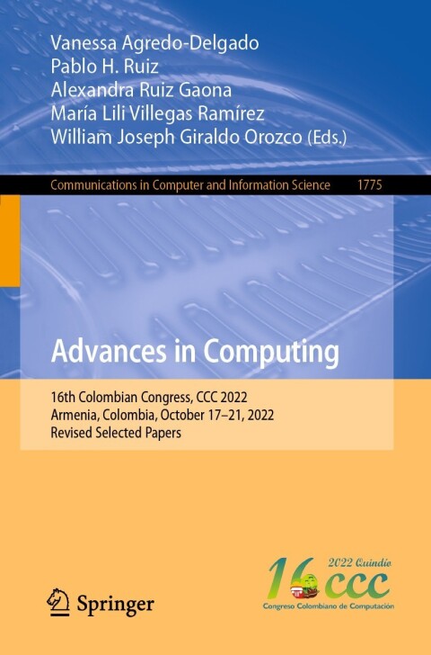 Cover image for book Advances in Computing