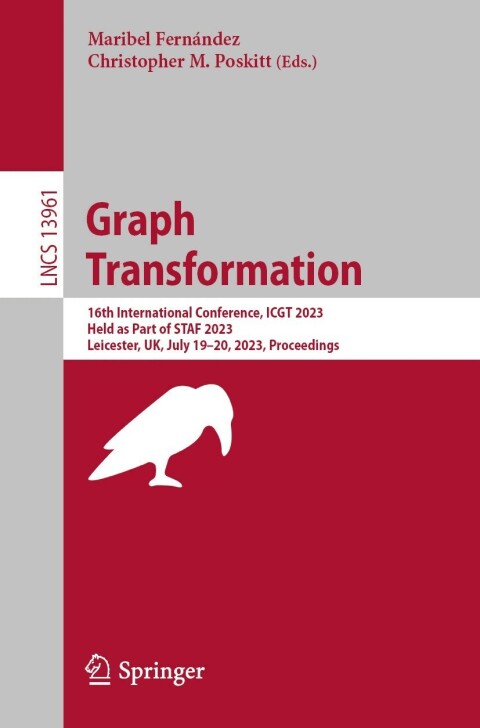 Cover image for book Graph Transformation