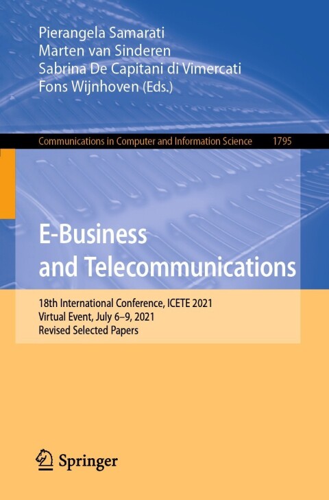 Cover image for book E-Business and Telecommunications