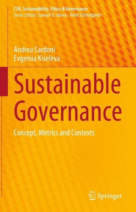 Cover image for book Sustainable Governance
