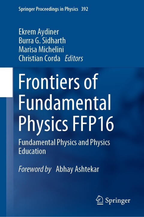 Cover image for book Frontiers of Fundamental Physics FFP16