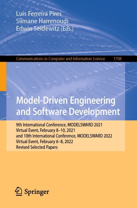 Cover image for book Model-Driven Engineering and Software Development