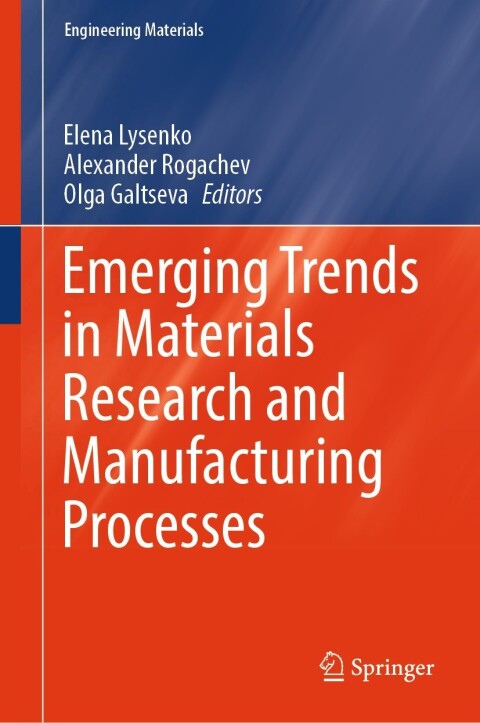 Cover image for book Emerging Trends in Materials Research and Manufacturing Processes