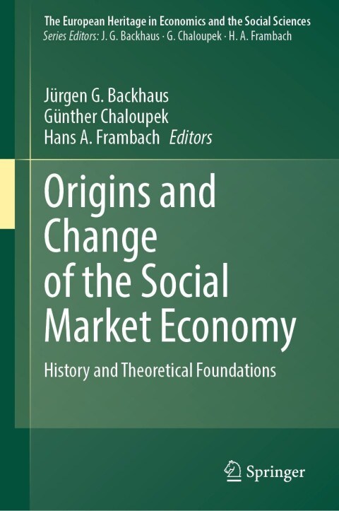 Cover image for book Origins and Change of the Social Market Economy