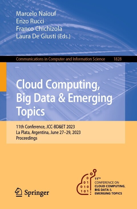 Cover image for book Cloud Computing, Big Data & Emerging Topics