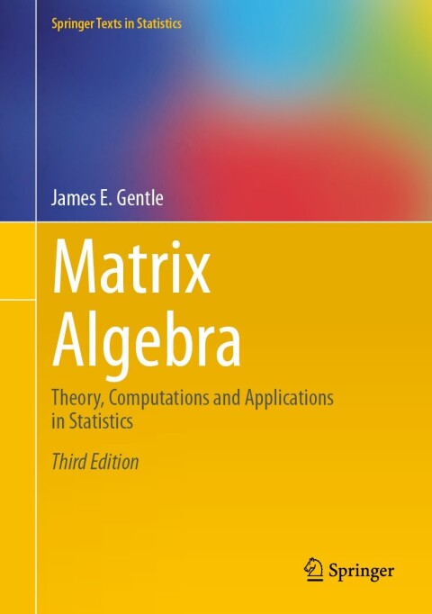 Cover image for book Matrix Algebra