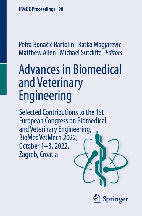 Cover image for book Advances in Biomedical and Veterinary Engineering